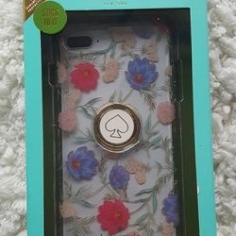 Floral Phone Case with Ring Holder